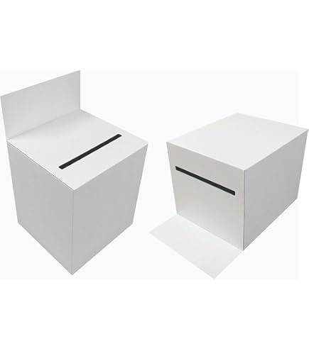 Amazon.co.jp: Cedilis ダンボール投票箱 チケット用 6x6x6インチ 抽選